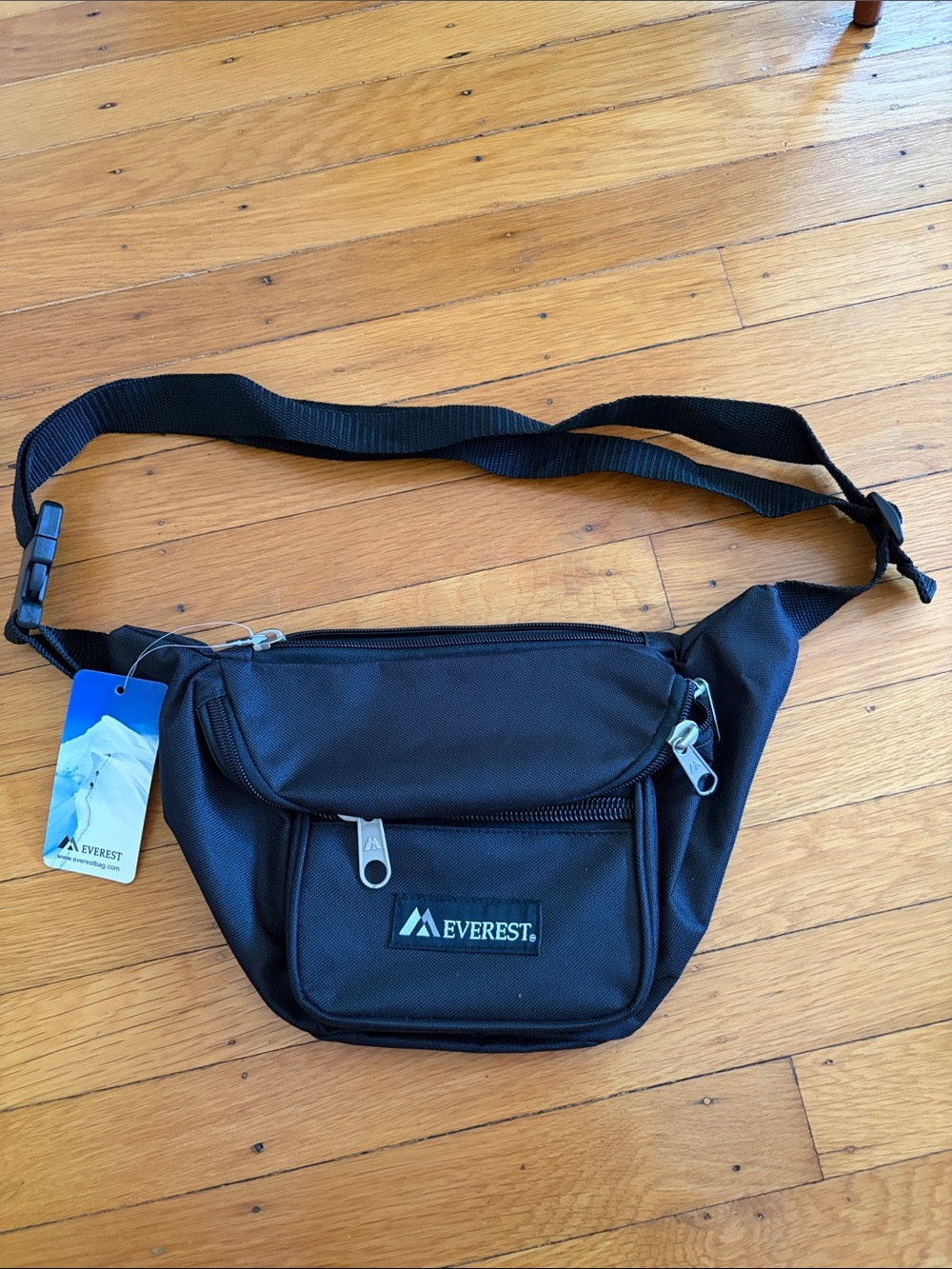 Black Everest Waist Pack — Hands-Free Travel Belt Bag